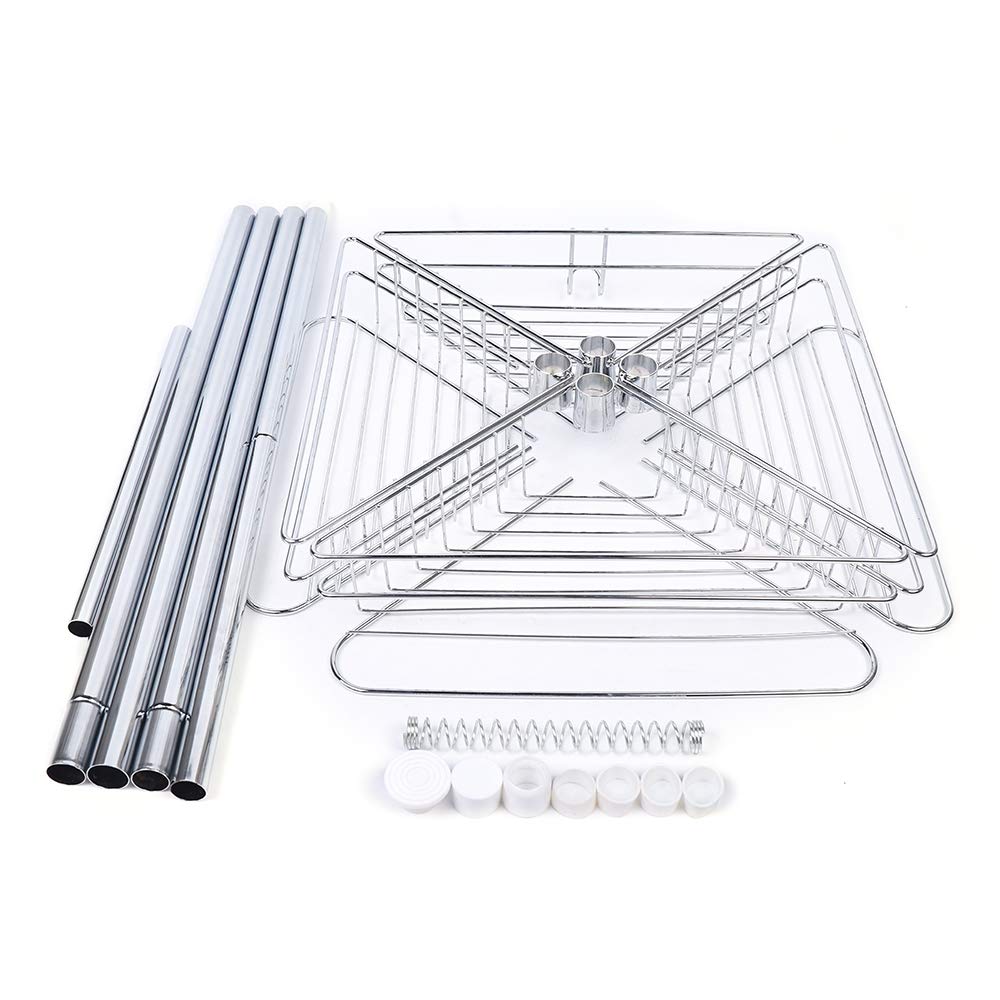 4-Layer Wall Mounted Bathroom Shelf - Space Saving Storage Organizer for Kitchen, Bathroom, Bedroom - Perfect for Shower Caddies, Towel Racks & Toiletries Organization