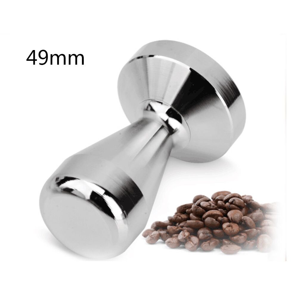 Premium 49mm Stainless Steel Coffee Tamper - Professional Espresso Barista Tool for Perfect Coffee Grounds Press | Ideal for Home Brewing & Café Use
