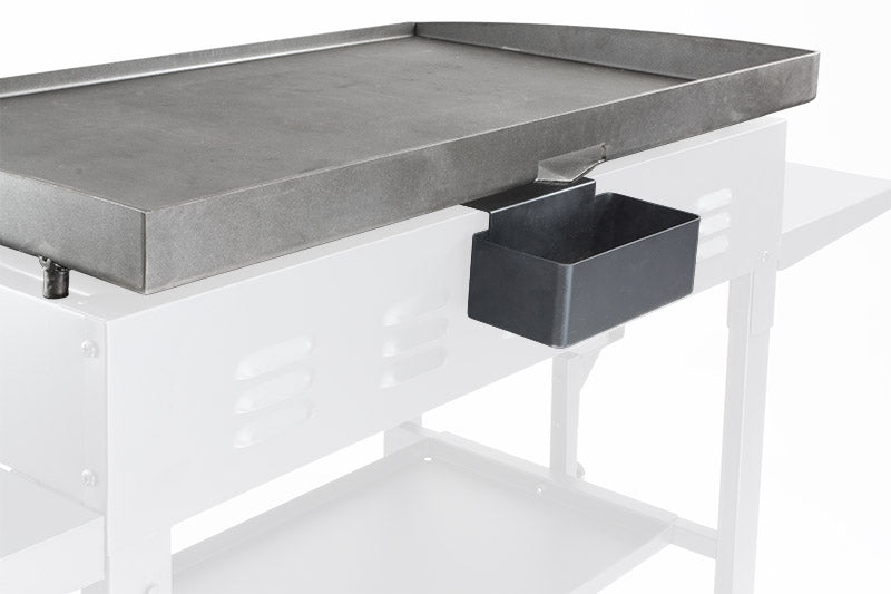 36 Inch Commercial Rear Grease Griddle Top with Removable Grease Cup - Perfect for Restaurants, Diners, and Food Trucks