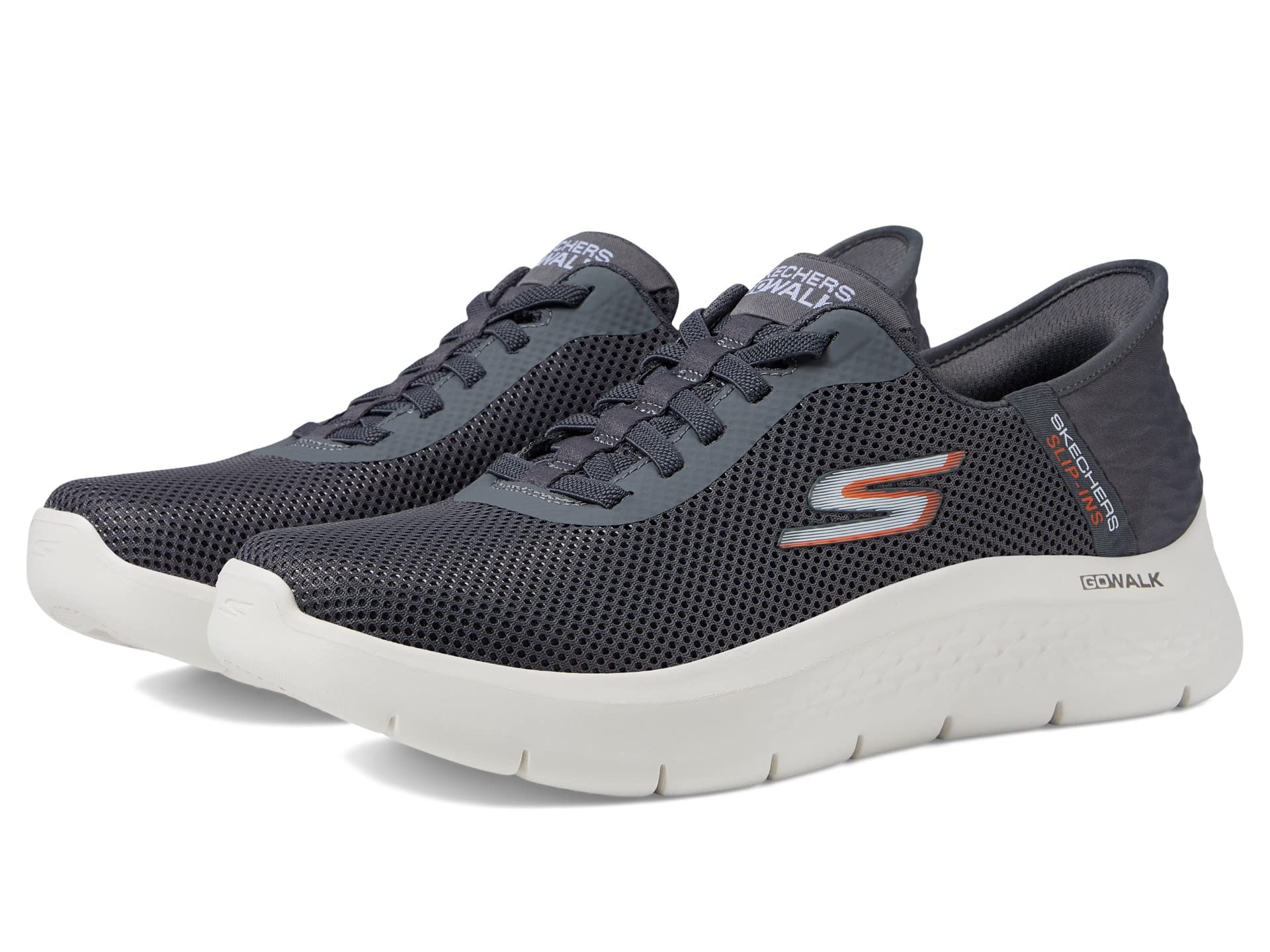Skechers Men's Go Walk Flex-Hands U Sneakers - Lightweight Walking Shoes for Men with Flexible Sole, Comfortable Slip-On Design - Perfect for Walking, Travel & Everyday Wear