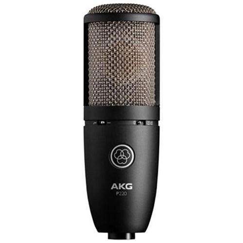 AKG P220 Professional Large Diaphragm Condenser Microphone for Studio Recording, Podcasting & Live Vocals