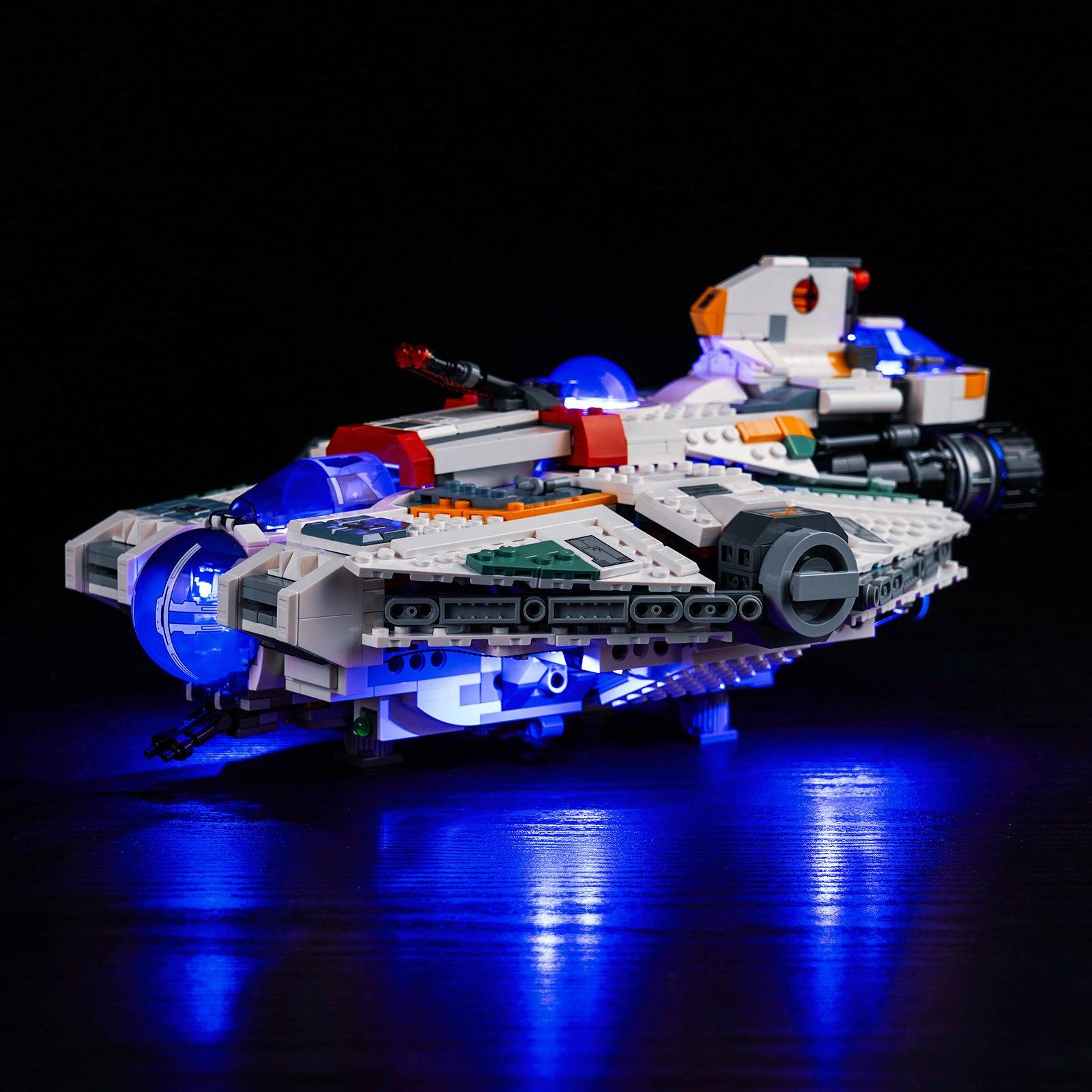 LEGO Star Wars Ghost & Phantom II (75357) Lighting Kit - LED Light Set for Building Blocks - Enhance Your LEGO Display for Home Decor & Collectibles