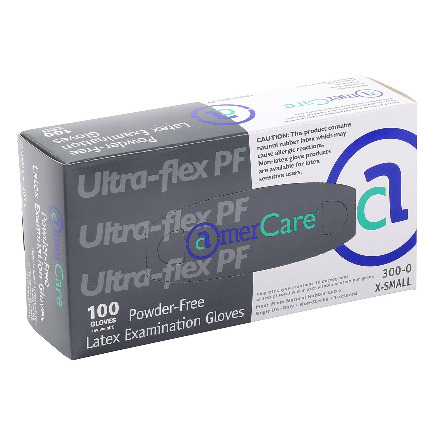 AmerCare Ultra Flex Powder-Free Latex Exam Gloves - Medical, Dental & Laboratory Use | Disposable, Comfortable & Durable for Healthcare Professionals