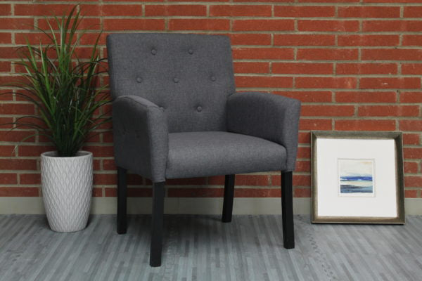 Boss Taylor B669BK Accent Chair - Modern Dining & Living Room Chair for Home, Office, or Restaurant Decor