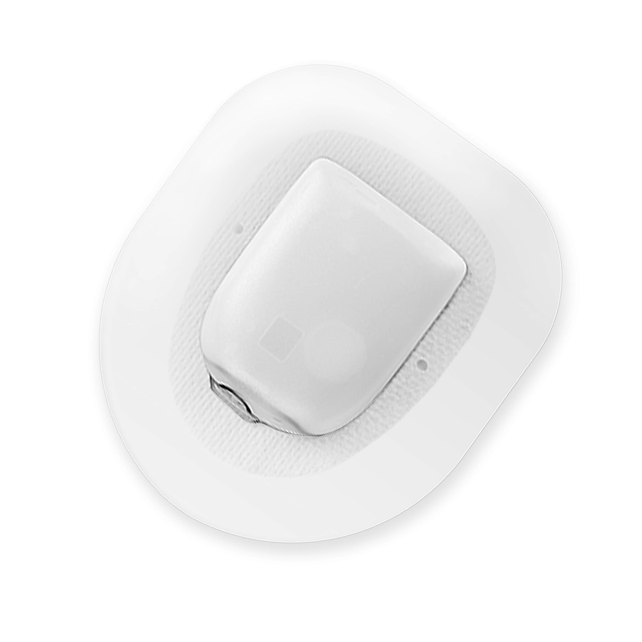 Fixic 25-Pack Omnipod Adhesive Patches - Waterproof Sensor Covers with Pre-Cut Back Paper for Long-Lasting Protection (Transparent) - Ideal for Diabetes Management & Active Lifestyles