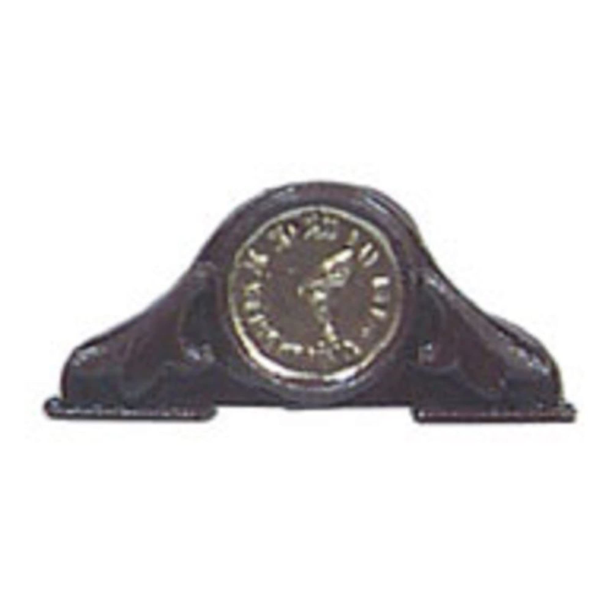 Miniature Mantle Clock for Dollhouse - Handcrafted Tiny Antique Style Clock - Perfect for Dollhouse Decor, Miniature Displays & Collectibles