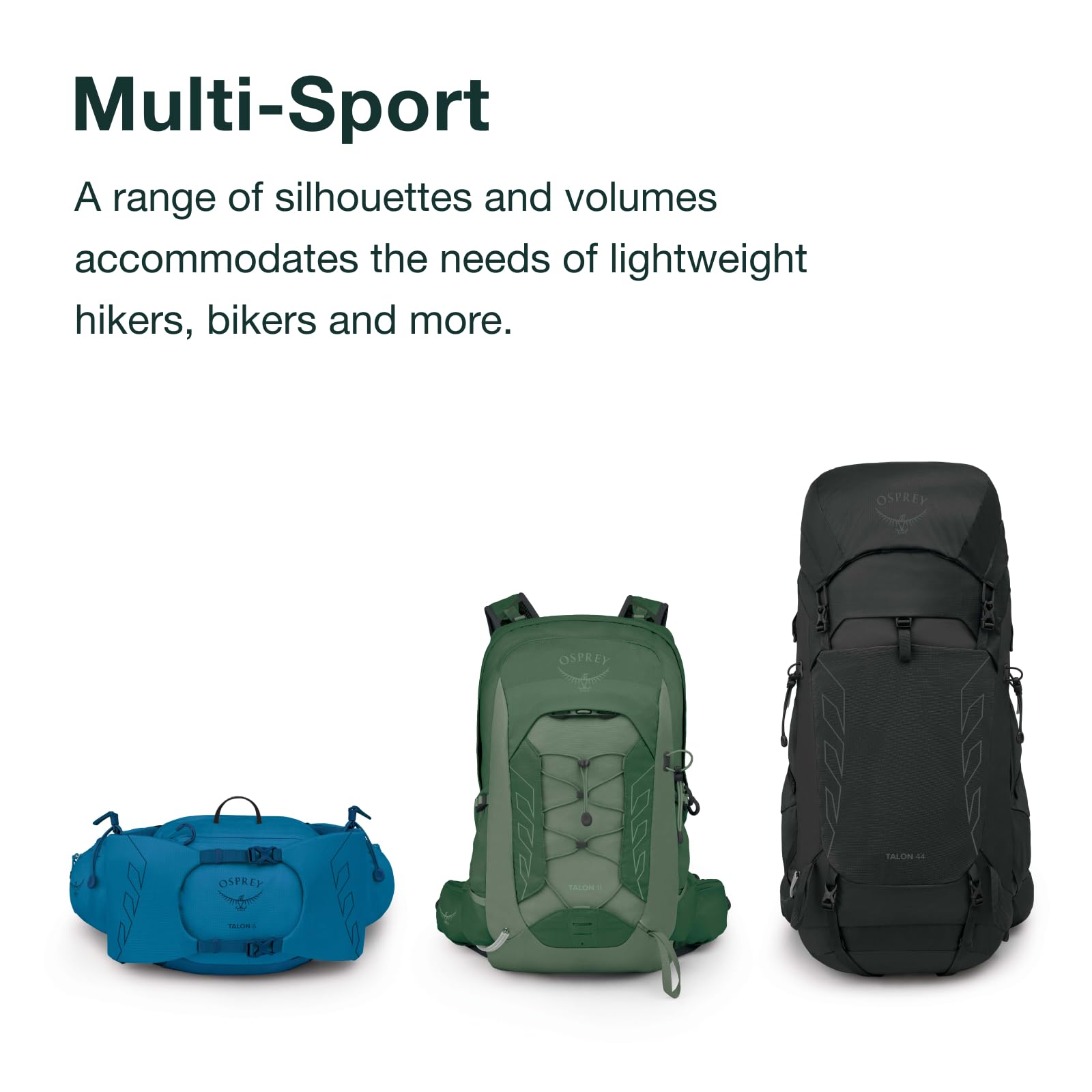 Osprey Talon 11L Men's Lightweight Hiking Backpack with Hipbelt - Frosty Mint Green/Night Shift | Perfect for Day Hikes, Trail Running & Outdoor Adventures