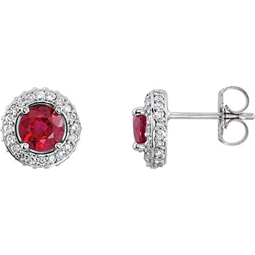 Ruby and Diamond - 0.33 Carat