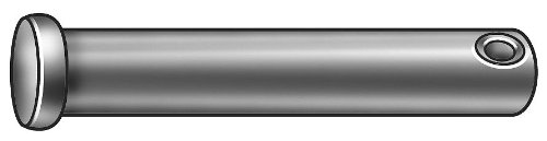 5-Pack Zinc Clevis Pin 0.625x2.5 Inch - Heavy Duty Fastener for Towing, Agriculture & Industrial Equipment - Durable Hardware for Trailers, Tractors & Machinery