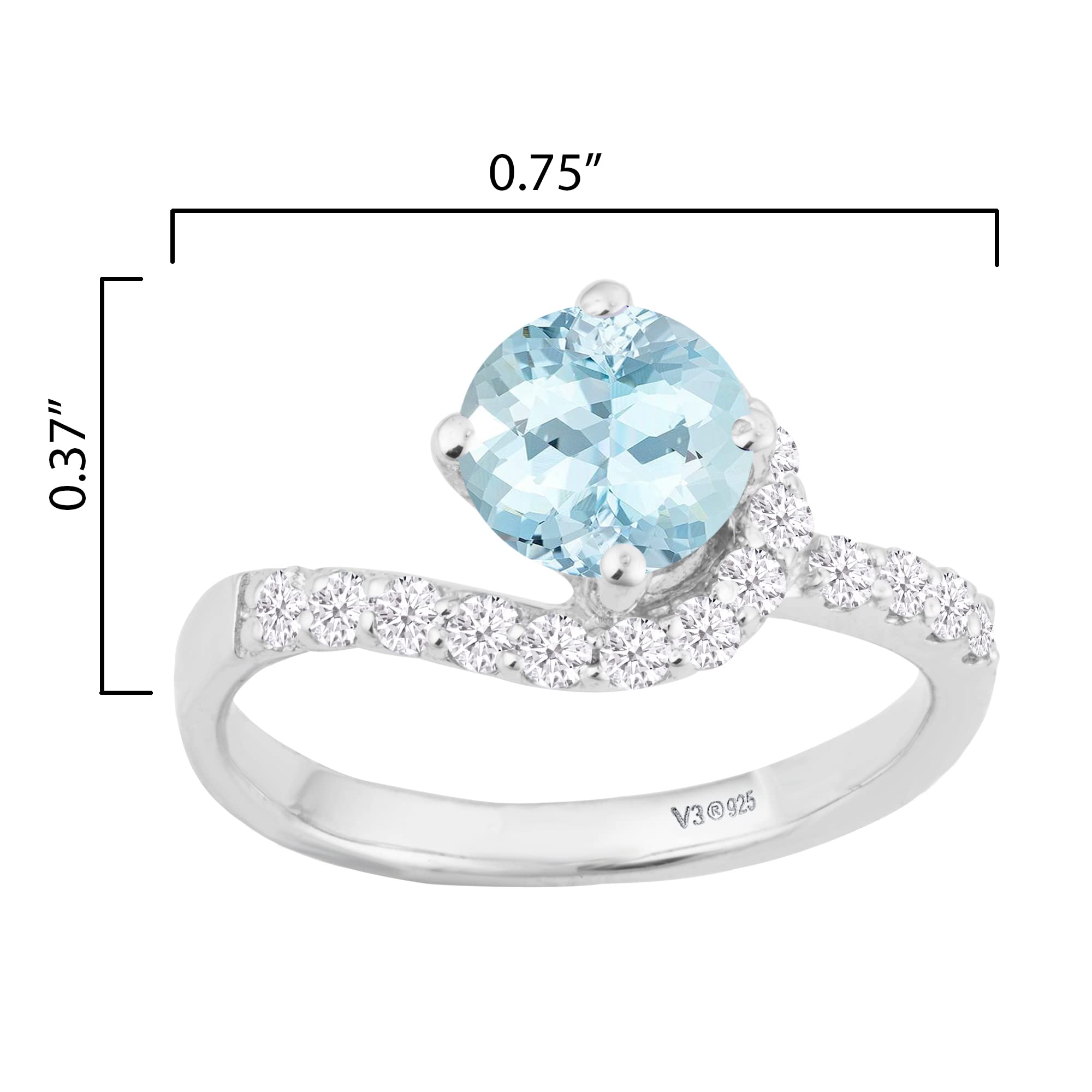 Promise Ring Sterling Silver - Elegant & Durable 925 Silver Ring for Women, Perfect for Anniversaries, Engagements & Romantic Gifts