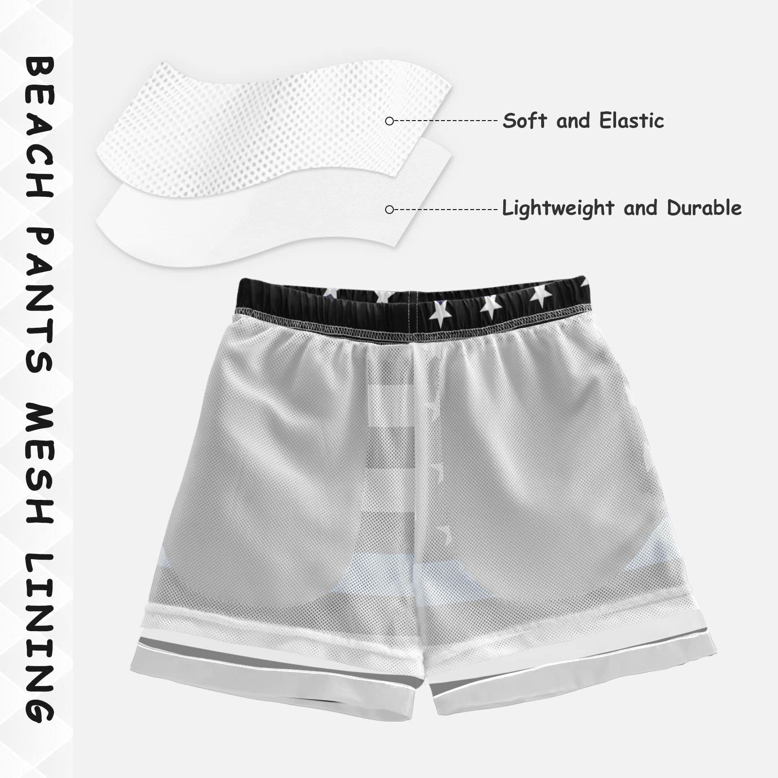 Boys Swim Trunks with Leopard Print - Quick Dry Beach Board Shorts for Kids & Toddlers | Perfect for Swimming, Surfing and Summer Vacation