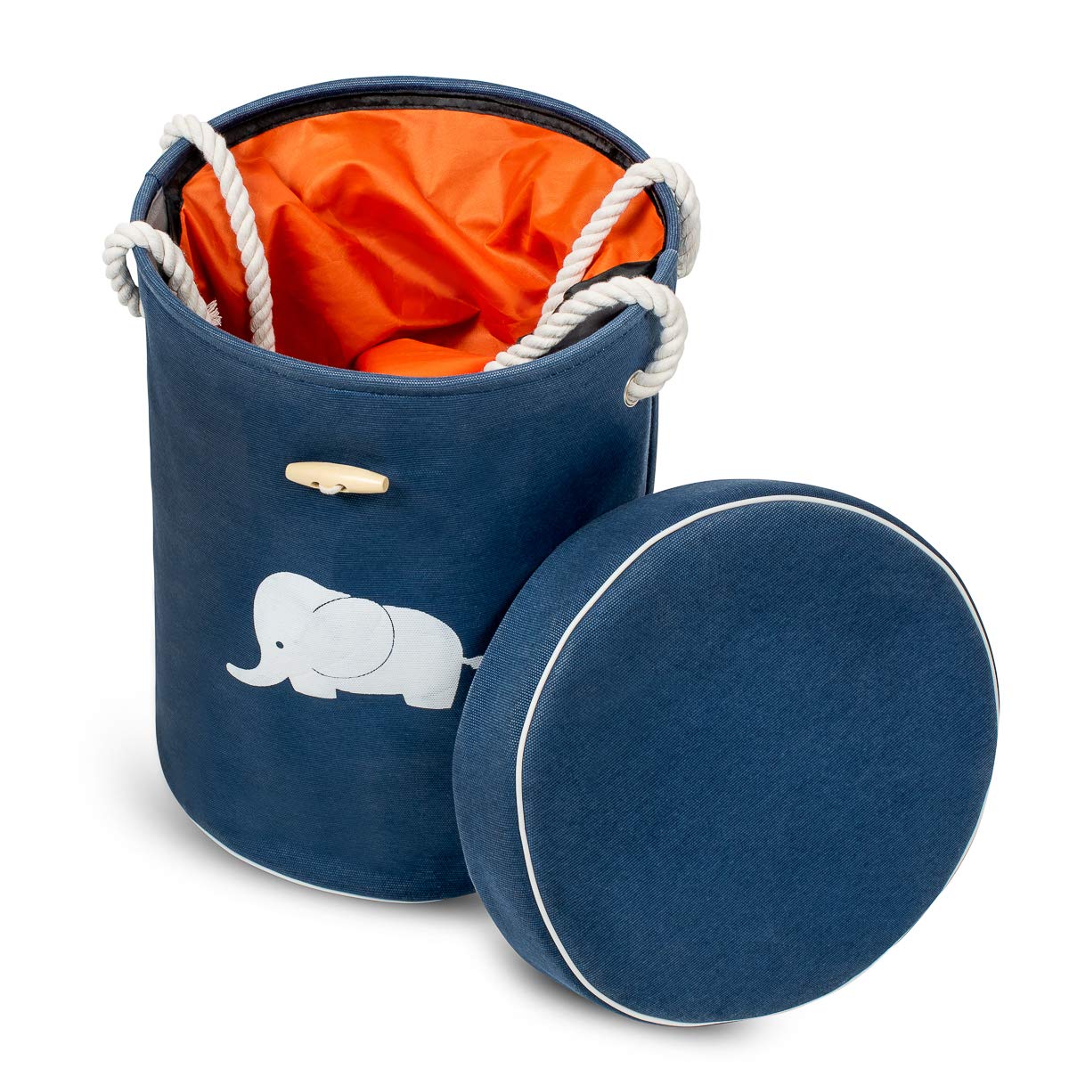 Fun & Fawn Toy Storage Basket - Large Durable Play Mat for Kids - Non-Slip Activity Organizer with Grippy Socks - Perfect for Playroom, Nursery & Daycare Organization