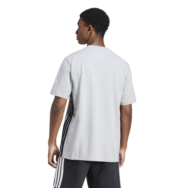 Adidas Men's Essentials 3-Stripes Cotton Jersey T-Shirt - Comfortable Casual Wear for Gym, Workout & Everyday Outfits