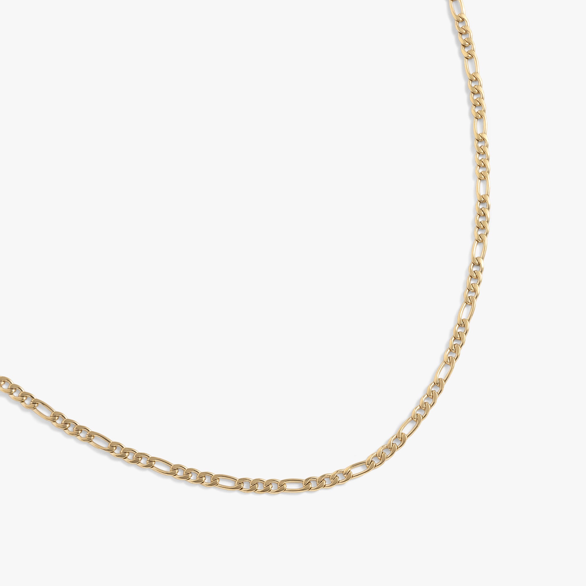 Figaro Chain Necklace - Dainty Layering Gold Charm Necklace for Women | Perfect for Layering, Everyday Wear & Gift Giving