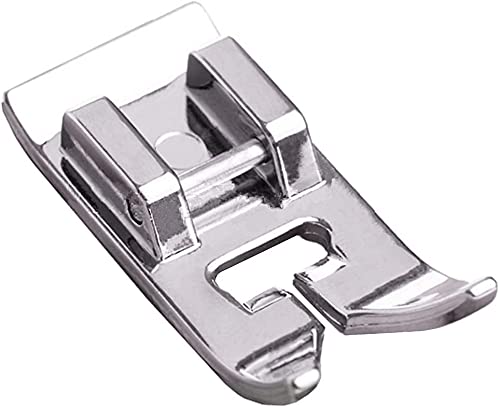 HONEYSEW 2-Piece Zig Zag & Straight Stitch Presser Foot Set - Compatible with Singer, Brother, Janome, Toyota & Other Domestic Sewing Machines - Perfect for Quilting, Garment Sewing & Craft Projects