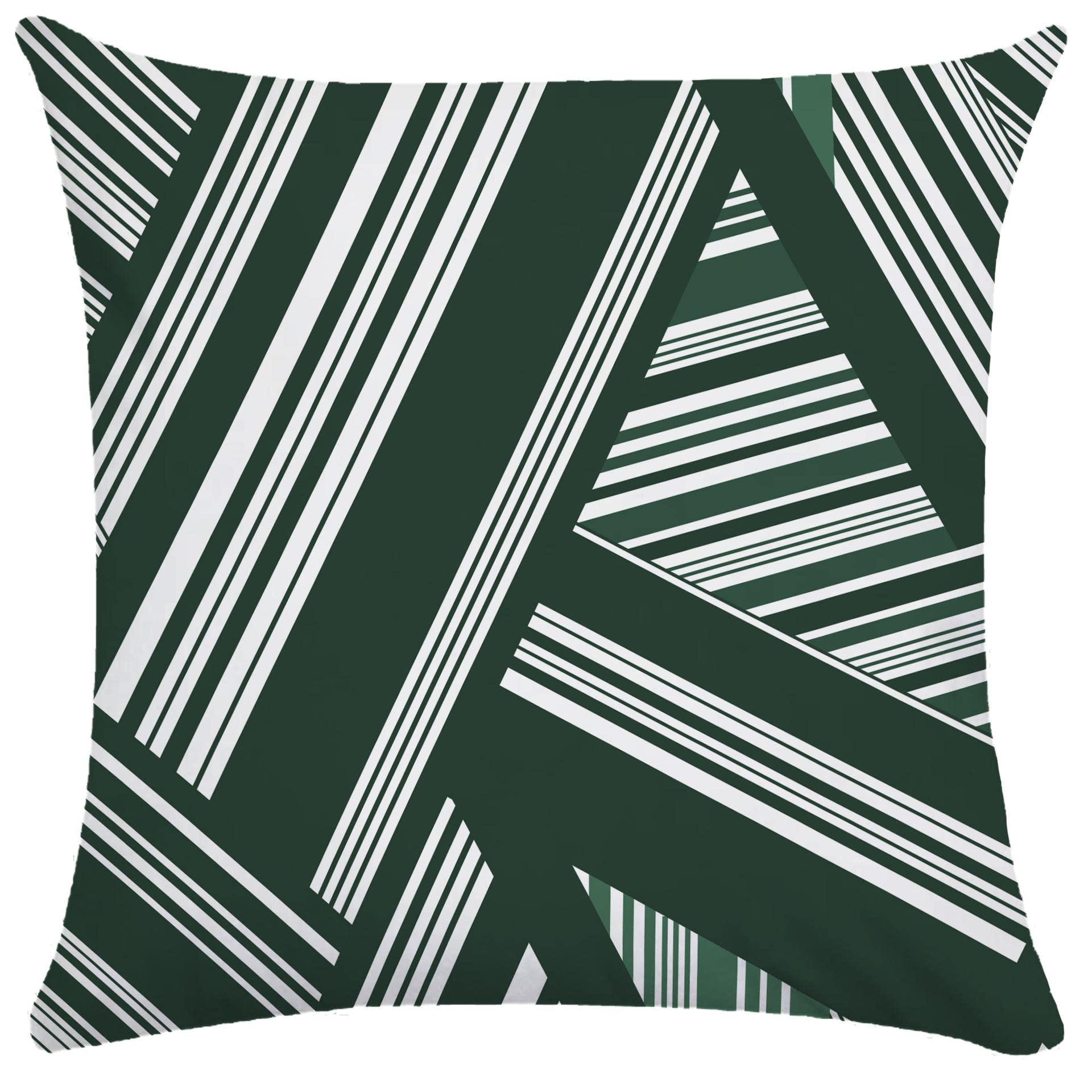 Abstract Line Geometric Pillow Covers - Soft Decorative Cushion Cases for Sofa, Bedroom, Hotel, Garden, Office & Car - Modern Home Decor Accent for Living Room, Kids Room and Outdoor Spaces