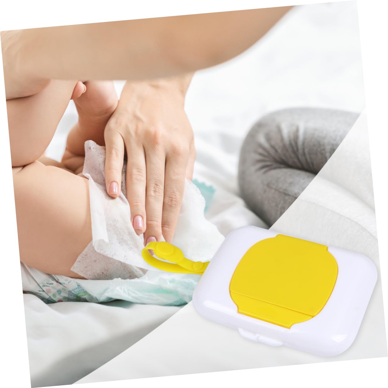 GREENADSCAPE Portable Holder & Heater - Wipes Dispenser for Baby, Travel, and Home Use | Compact & Convenient for On-the-Go Cleaning
