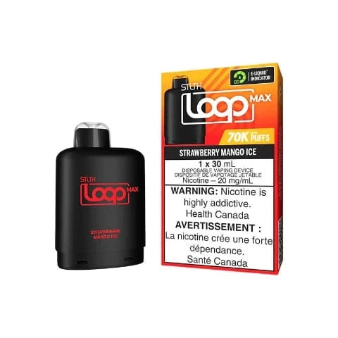 STLTH LOOP MAX 70K Disposable Vape Pods - 70000 Puffs, 30mL E-Liquid, All Flavors Available | Perfect for Travel, Parties & On-the-Go Vaping (Alberta)