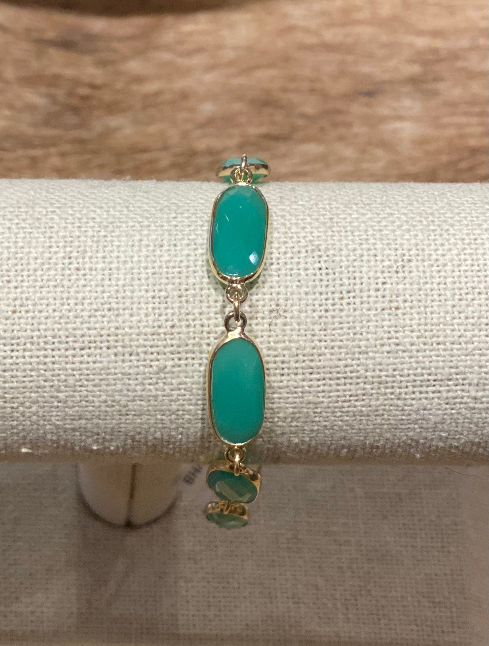 Variscite Hexagonal Healing Stone Bracelet for Women - Natural Green Gemstone Jewelry for Stress Relief & Positive Energy - Perfect for Meditation, Yoga & Spiritual Healing