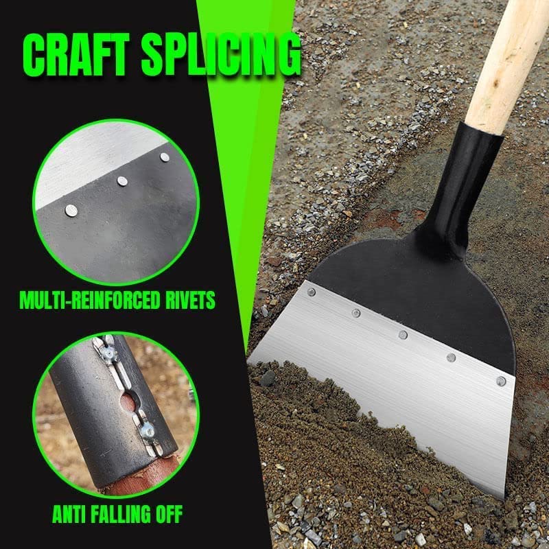 Premium All-Steel Multi-Functional Garden Shovel for Weeding, Planting & Outdoor Cleaning - Heavy Duty Farm & Yard Tool (Small Size) - Perfect for Gardening, Landscaping & Farm Work