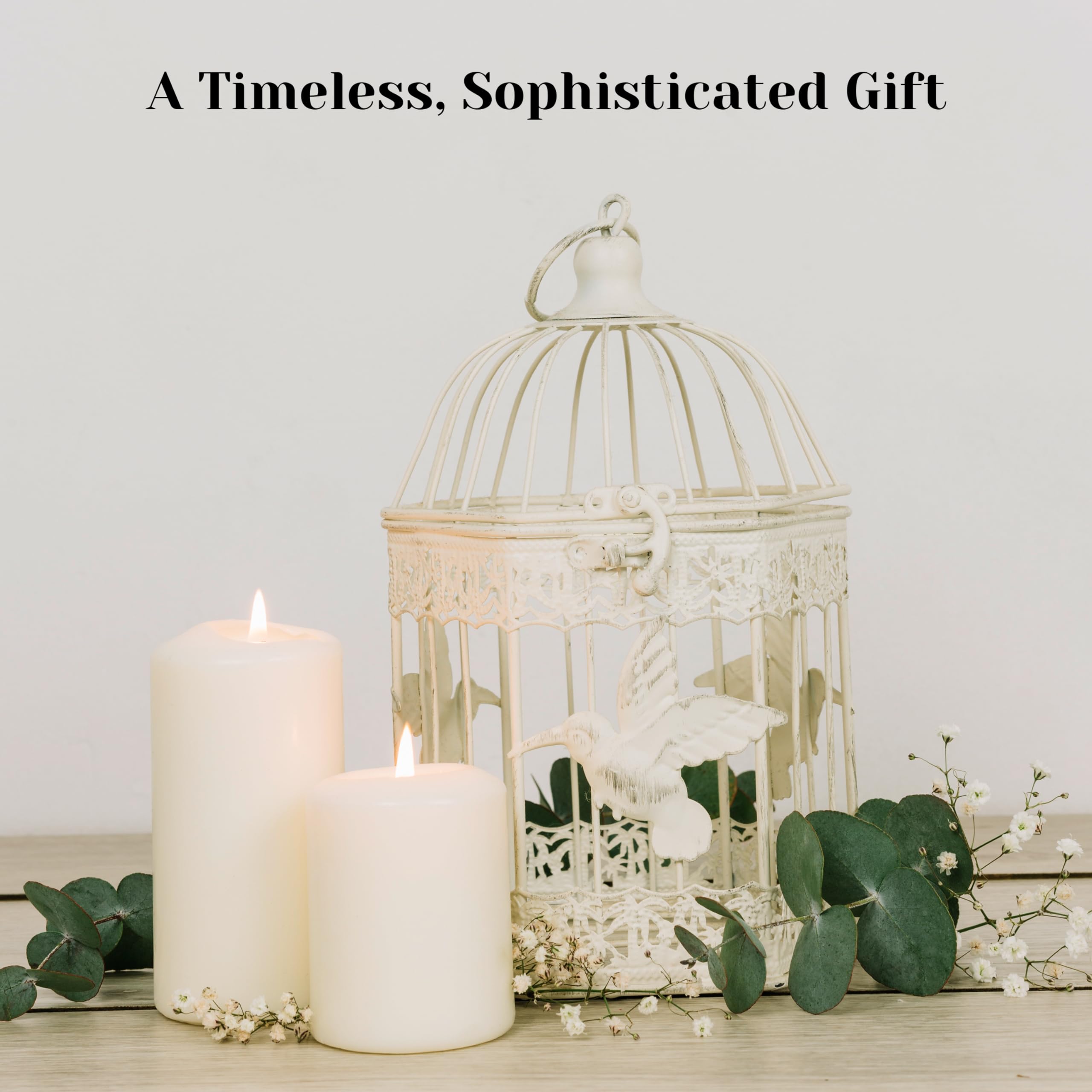 Unscented Pillar Candles Set of 4 - 3x6 Inch Vanilla Scented Slow Burning Candles for Wedding Decorations, Table Centerpieces, Romantic Dinners & Home Decor - Large White Pillar Candles by PARNOO