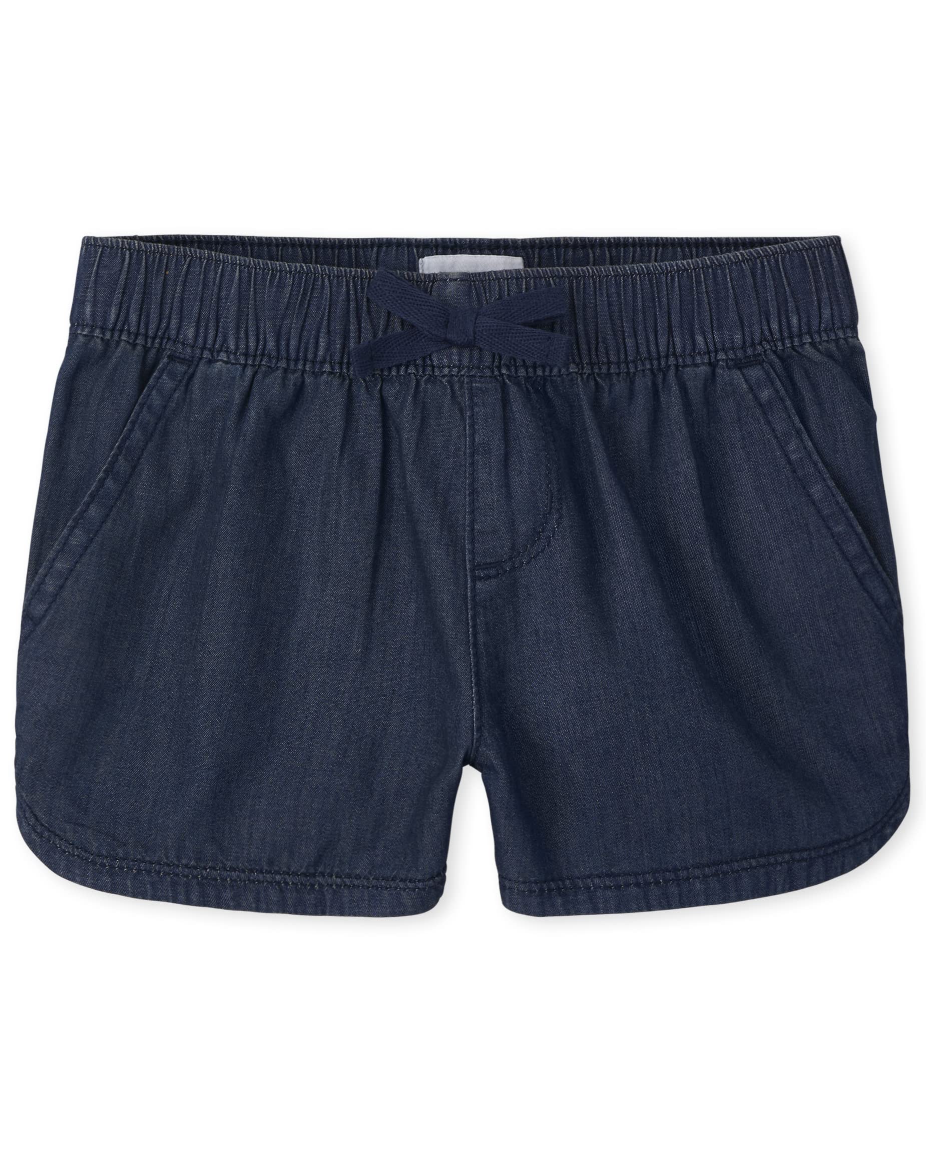 Girls Denim Pull-On Shorts - Playtime & Casual Wear