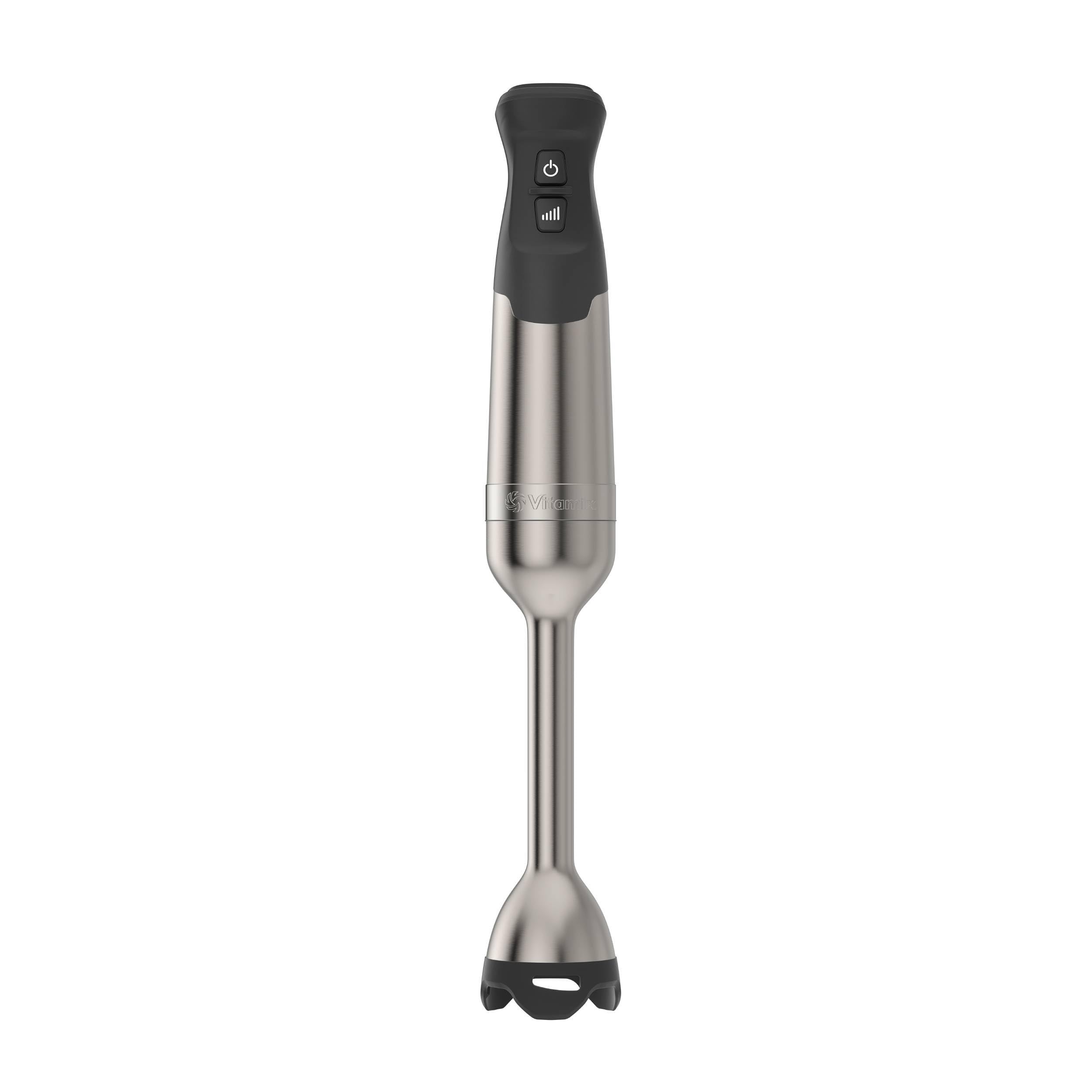 Vitamix 5-Speed Hand Blender with 625-Watt Powerful Motor - One-Handed Operation, 5 ft Long Cord, Stainless Steel & Black Design - Perfect for Smoothies, Soups, Sauces, and Baby Food at Home