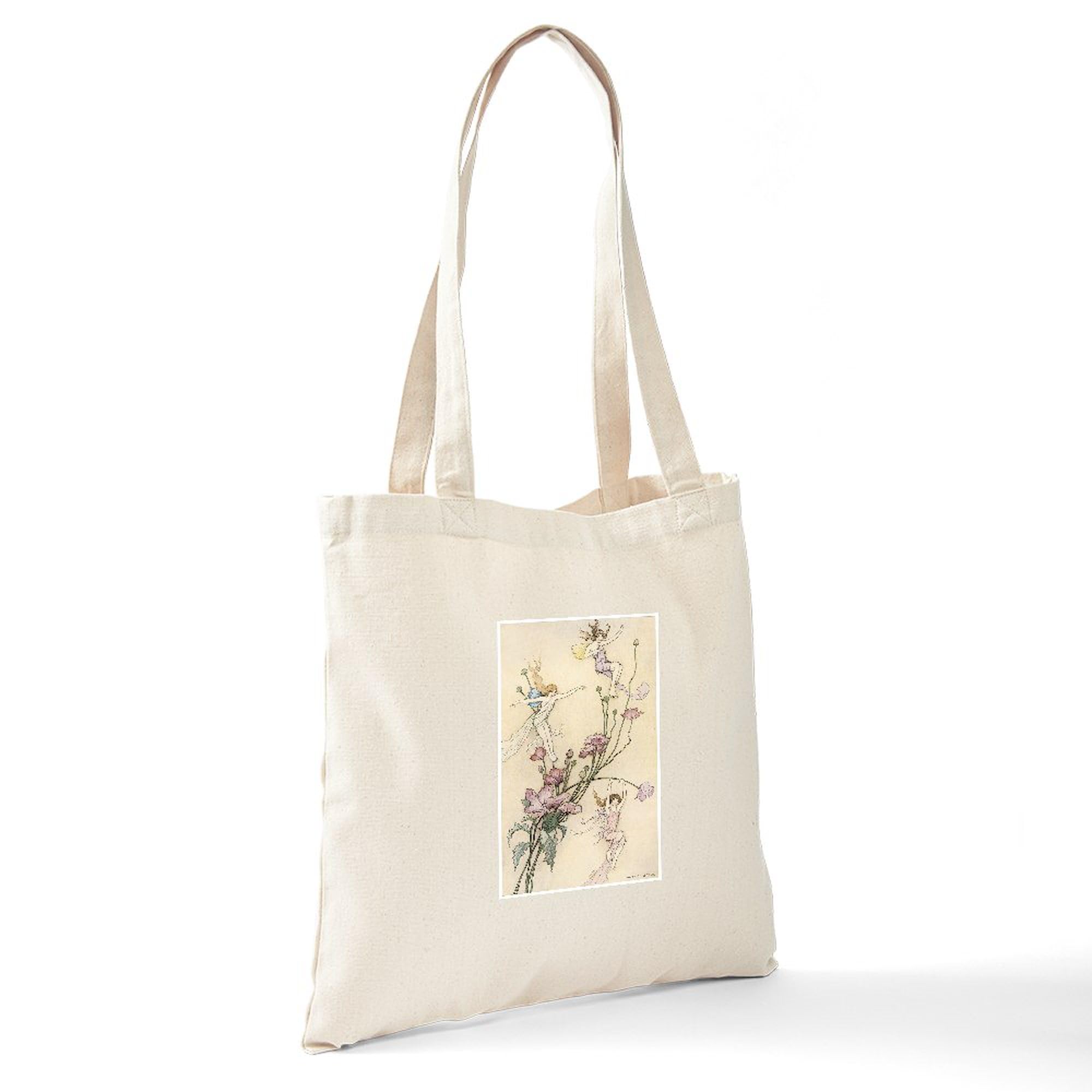 Mad With Joy Natural Canvas Tote Bag - Eco-Friendly Reusable Shopping Bag for Groceries, Beach & Daily Use | Funny Graphic Tote | Durable Cotton Carryall