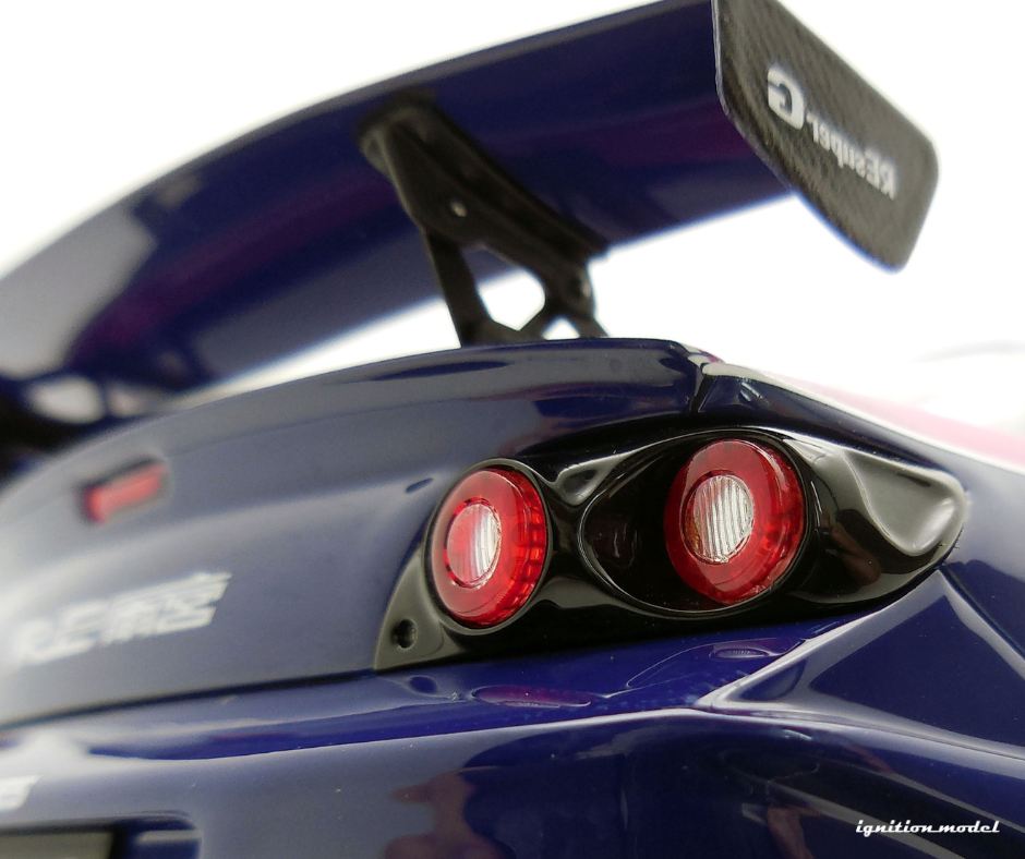 1:18 Scale Mazda RX-8 SE3P RE Amemiya Diecast Model Car - Blue & Pink Limited Edition - Perfect for Collectors, Display & Racing Enthusiasts