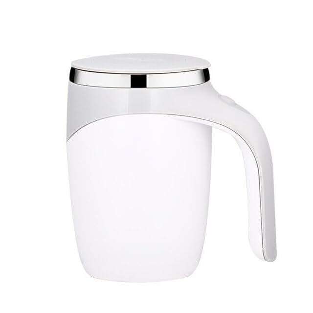 Milex SMART SELF-STIRRING CUP - Electric Stirring Mug for Coffee, Tea & Hot Beverages - Perfect for Office, Travel & Home Use