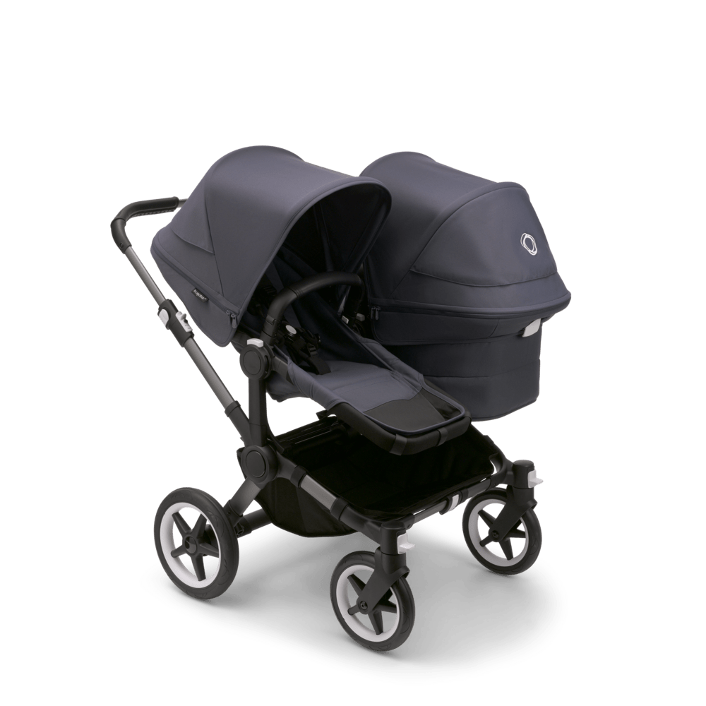 Bugaboo Donkey 5 Twin Stroller - Lightweight Double Stroller for Twins with Adjustable Seat - Perfect for City Walks, Shopping & Travel