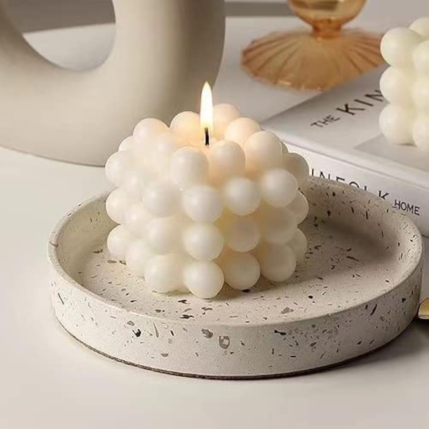 Natural Soy Wax Candles for Home Decor - Aromatherapy Scented Candles for Bedroom, Bathroom, Relaxation & Romantic Ambiance
