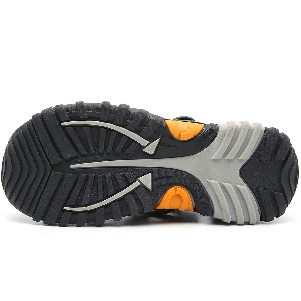 HOBIBEAR Kids' Closed-Toe Water Sandals for Boys & Girls - Breathable Quick-Dry Sports Shoes for Beach, Pool & Outdoor Play (Toddler/Little Kid/Big Kid) - Perfect for Swimming, Hiking & Summer Adventures