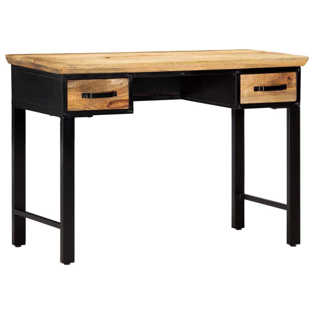 Compact Mango Wood Desk 43