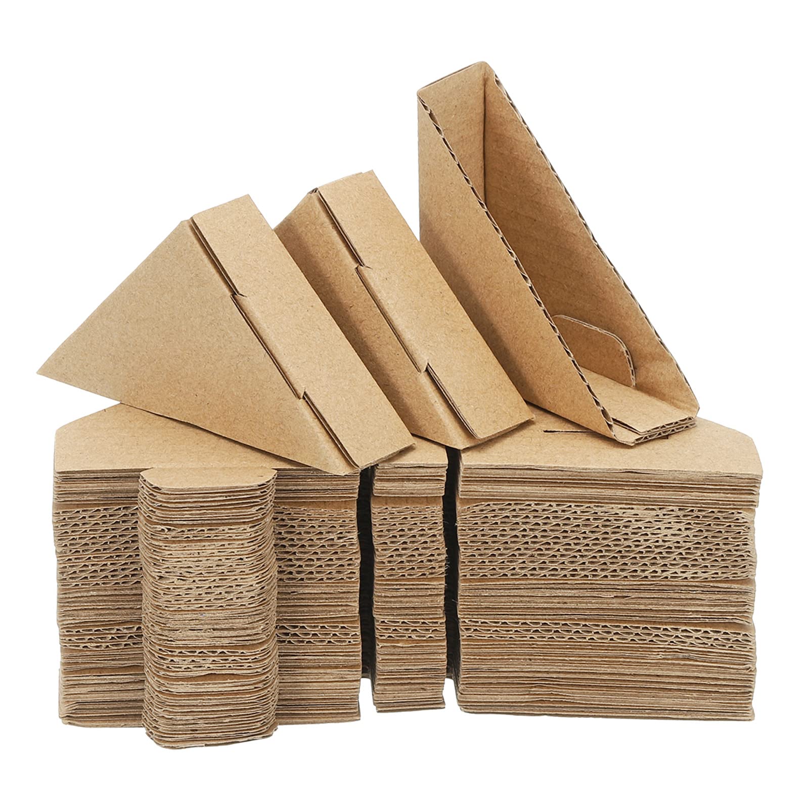 Meccanity Adjustable Cardboard Corner Protector 6x6x2cm - 40 Pack for Artwork, Packing & Shipping Supplies | Edge Protection for Fragile Items, Furniture & Parcels