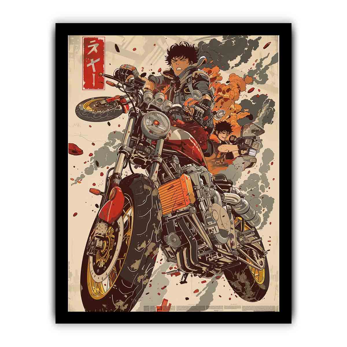 Anime Boy Framed Wall Art Print - Premium Quality Poster for Home & Office Decor | Perfect for Bedroom, Living Room, or Gift