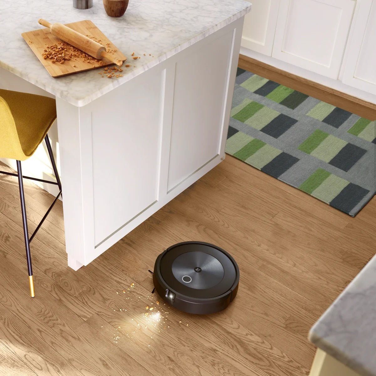 iRobot Roomba J8+ Robot Vacuum with Smart Mapping & Self-Emptying Base | Includes 2 Dirt Disposal Bags | Model 0323175 | Perfect for Pet Hair, Hardwood Floors & Large Homes