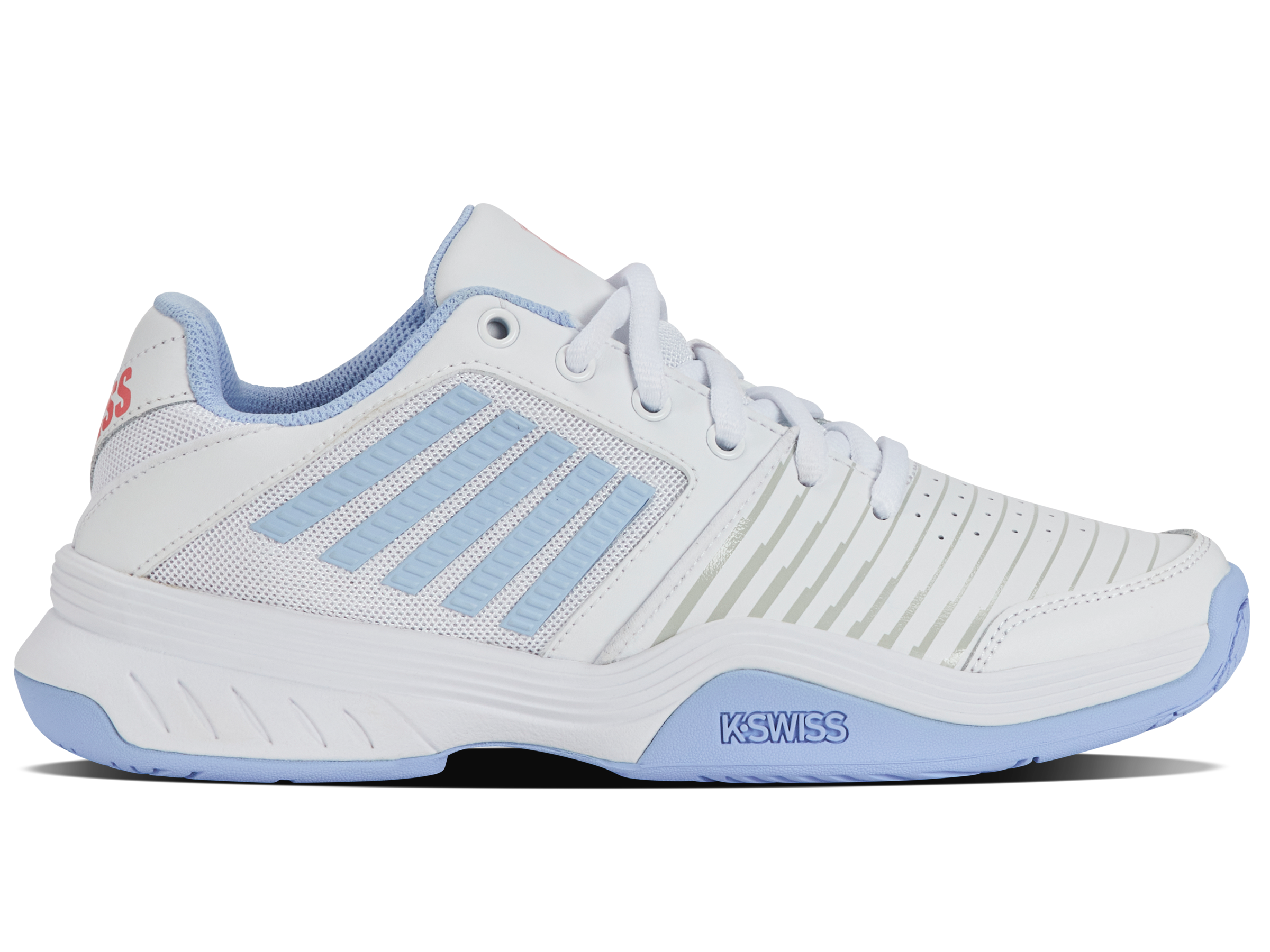 Nike Court Express Women's Tennis Shoes - White/Open Air/Strawberry Ice | Lightweight & Comfortable for Casual Wear, Gym Workouts & Outdoor Activities