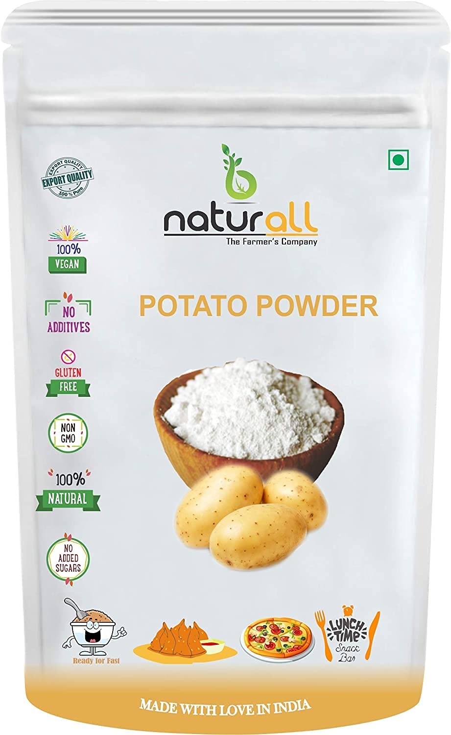 B Naturall Metrol Potato Powder - 100g | Organic & Natural | Perfect for Baking, Smoothies & Healthy Recipes