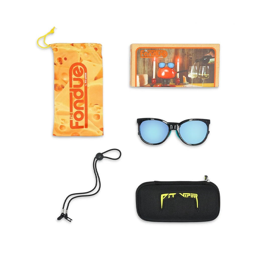 Pit Viper The Fondue Hail Sagan Sunglasses - Polarized Sports & Outdoor Shades for Cycling, Running, Hiking - Trendy UV Protection Eyewear for Men & Women
