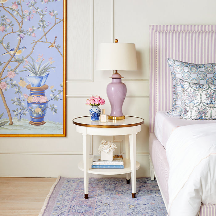 Bleu Botanical Chinoiserie Framed Wall Mural - Vintage Floral Decor for Living Room, Bedroom & Office