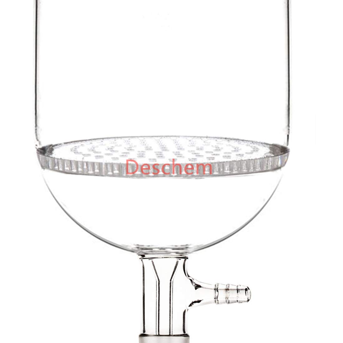 600ml 24/40 Glass Buchner Funnel with 90mm Pore Plate - Premium Lab Glassware for Vacuum Filtration in Chemistry & Scientific Experiments