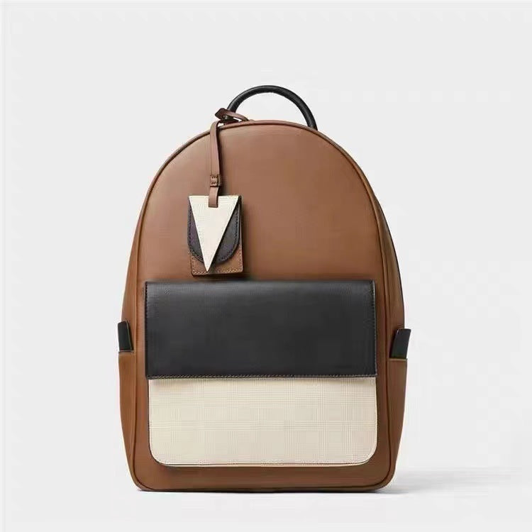 Vegan Leather Laptop Backpack - Stylish & Large Capacity Backpack for Work, School & Travel | Water-Resistant & Durable Design for Professionals & Students