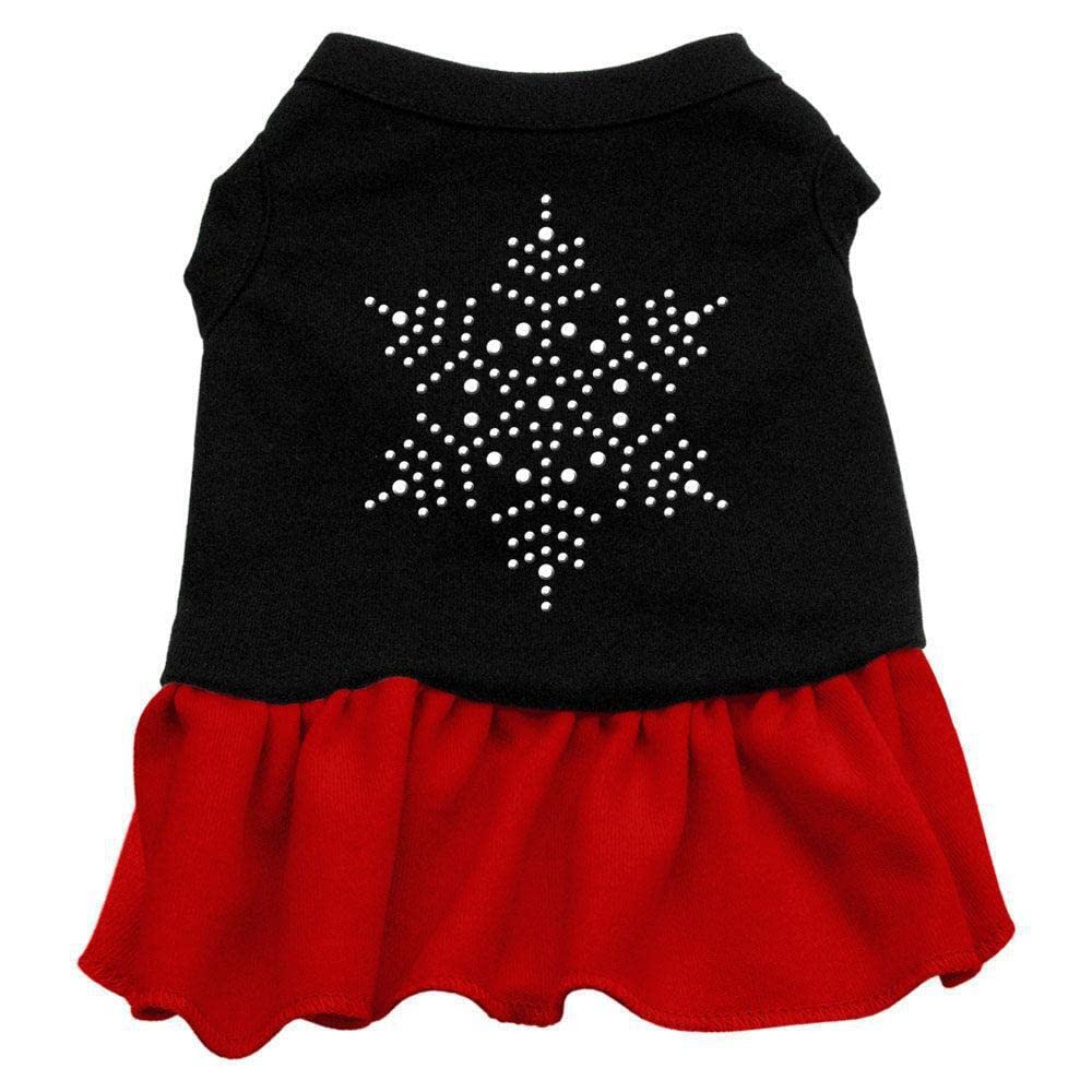 Snowflake Rhinestone Dog Dresses - Winter Pet Clothes for Small & Large Dogs | Perfect for Christmas, Parties & Photo Shoots