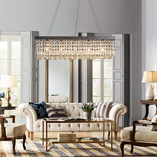 Clear Crystal & Pearl Black Finish