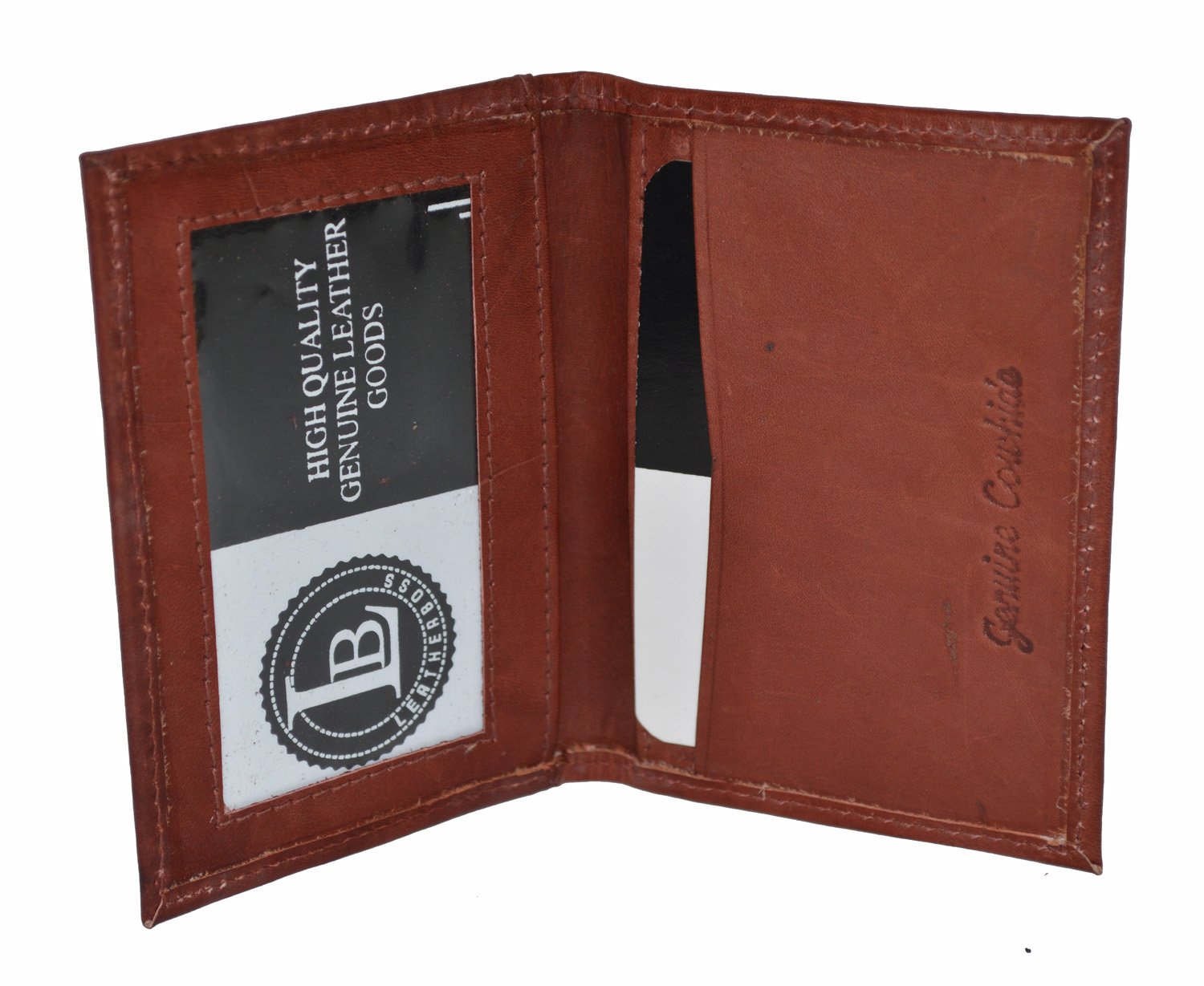 Premium Leather Credit Card Holder Wallet with RFID Protection - Slim ID Window for Easy Access - Perfect for Travel, Business & Everyday Use
