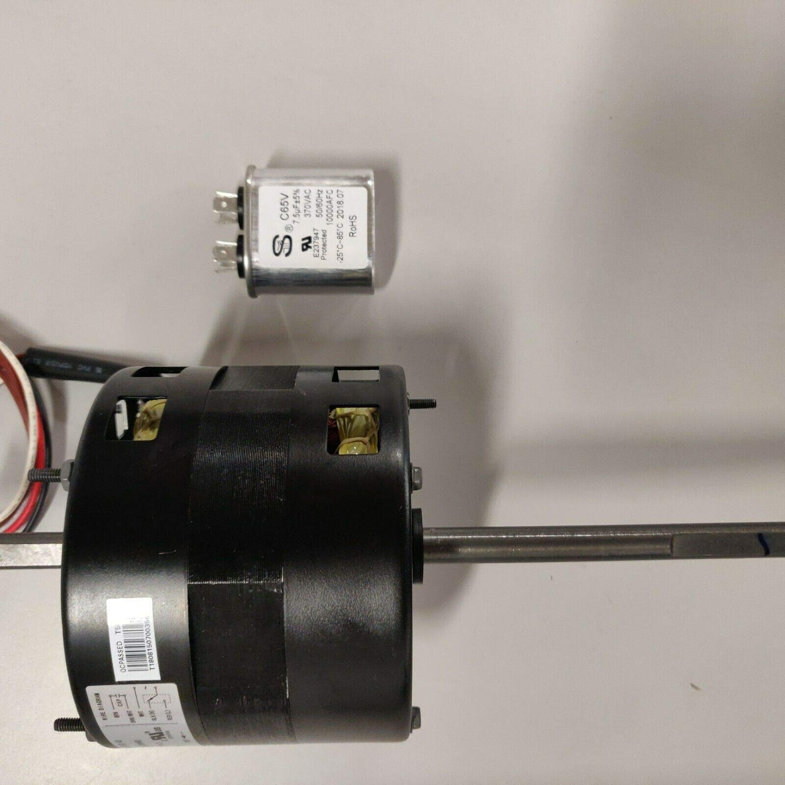 1/3 HP 115V 2-Speed Air Conditioner Motor (1625 RPM) - Replacement for Coleman 1468-3069 | Perfect for RV, Mobile Home & Window AC Units