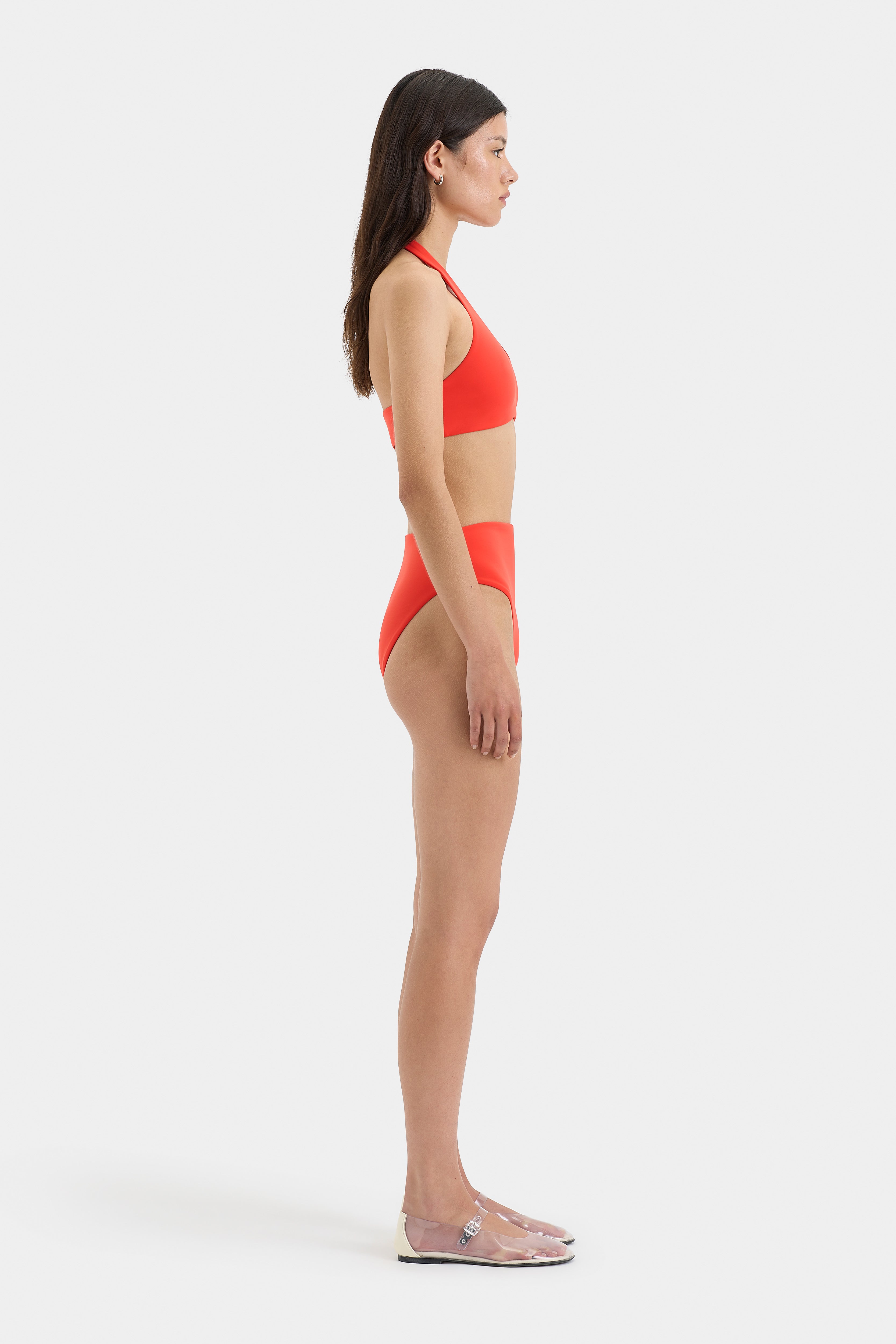 Clarita High Cut Brief - Comfortable Cotton Underwear for Women, Seamless Panties with Lace Trim - Perfect for Everyday Wear, Yoga & Lounge