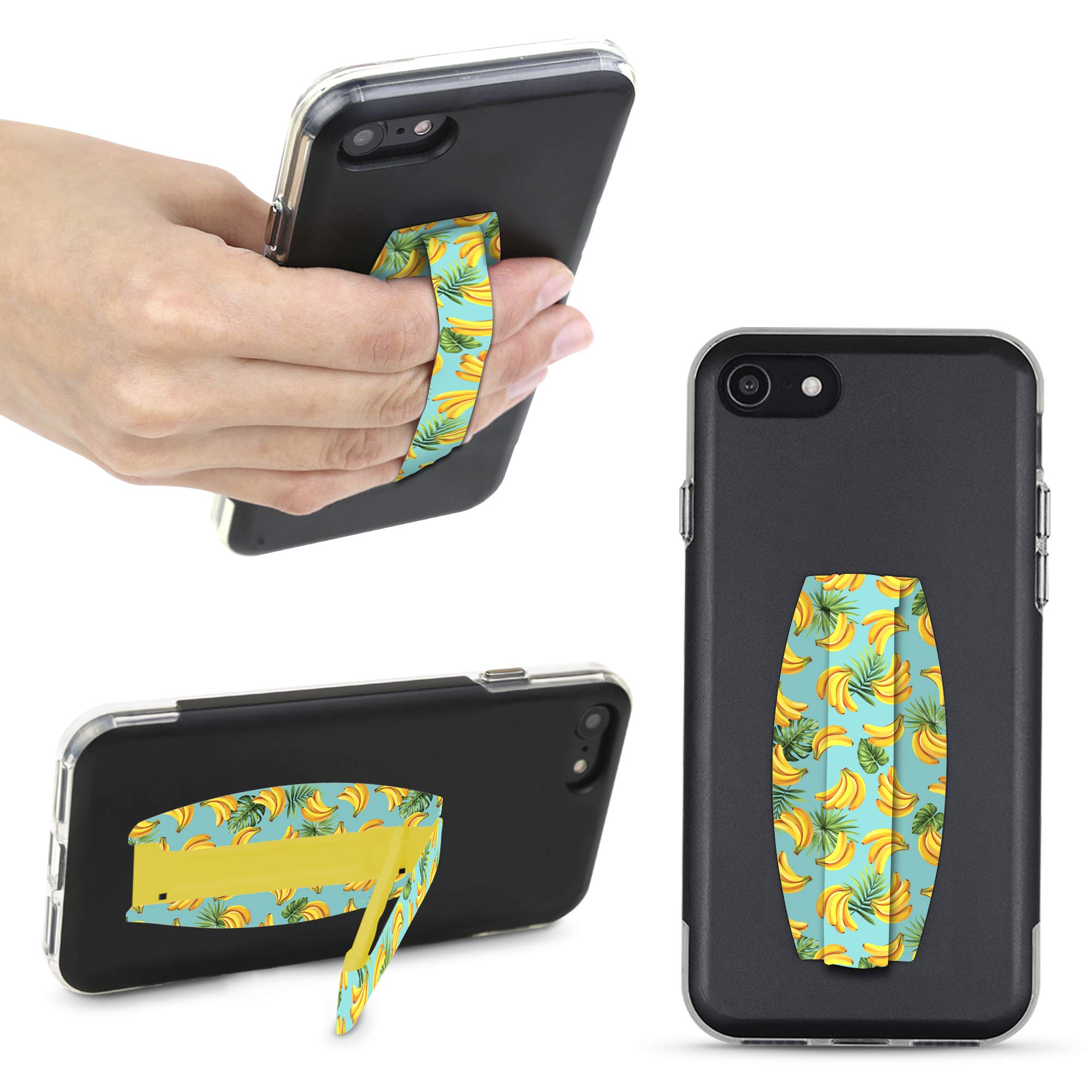 Gear Beast Universal Cell Phone Grip - Ultra Slim Elastic Finger Holder & Phone Stand for iPhone, Samsung, Smartphones - Perfect for Gaming, Selfies, and Hands-Free Viewing