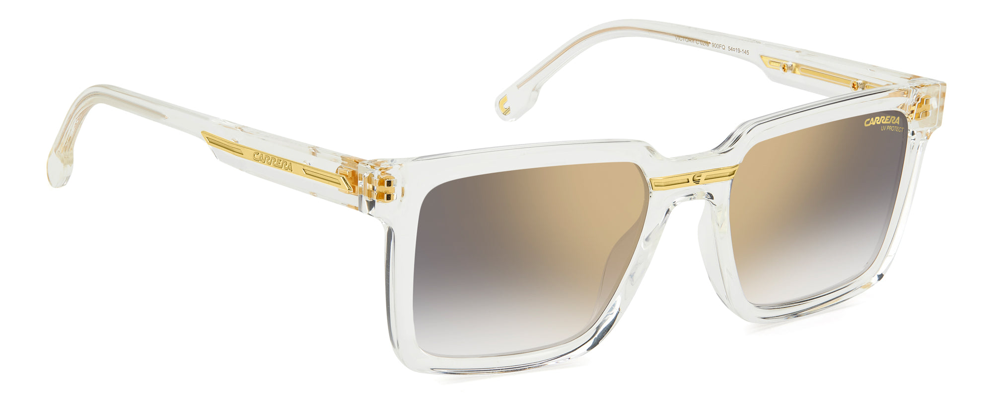 Carrera Victory C 02/S Sunglasses - Polarized UV Protection Sports Shades for Running Cycling Driving - Trendy Aviator Style for Men & Women